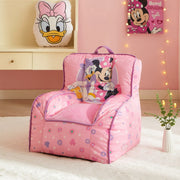 Disney WK322203 Minnie Mouse Square Beanbag Chair Pink, 18