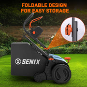 Senix SCE13-M Corded Dethatcher/Scarifier 2 in 1, 15
