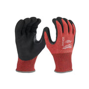 Milwaukee 48-22-8946 Nitrile Level 4 Cut Resistant Dipped Work Gloves Medium Red