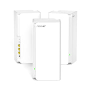 Tenda MX21 Pro Tri-Band AXE5700 Mesh Wi-Fi 6E System, Whole Home Coverage up to 7,300 sq.ft, Supports 200+ Devices, 3-Pack, White