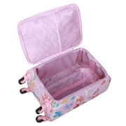 CRCKT CK-62022-SSMP 3 Piece Miss Popular 21-inch Softside Carry-On Luggage with Packing Cube and Luggage Tag, Miss Popular Balloon Animals