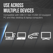PNY P-FD256ELT-GE Elite USB 3.2 Flash Drive - 100MB/s 256GB