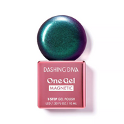 Dashing Diva GOM21 One Gel Magnetic Nail Polish Rogue Teal Indigo 10ml