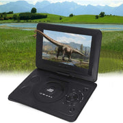 iFanze 13.9 Portable DVD Player with 10.1 HD Swivel Display Screen 800x480 Resolution 16:9 LCD Screen 100-240V Dvd Player, Black