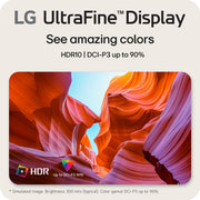 LG UltraFine 27-Inch 4K UHD HDR10 IPS Monitor, White, 27US500-W