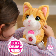 Just Play FurReal Bella Biscuit-Making Kitty, 10 Inch Interactive Plush Cat Toy, Orange and White, Model 28141