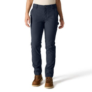Carhartt Women's Essential Canvas Work Utility Pants, Relaxed Fit, Mid-Rise, Straight Leg, Dark Sepia, Size 4, 105113