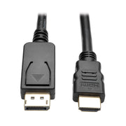 Tripp Lite DisplayPort 1.2 to HDMI Male-to-Male Adapter Cable, 6 ft, 4K UHD, P582-006-V2