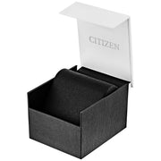 Citizen Men's Classic Quartz Wrist Watch, Blue Sunray Dial, Silver-Tone Stainless Steel, 40mm, BF0580-57L