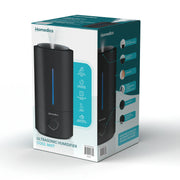 HoMedics Ultrasonic Humidifier, Cool Mist Black