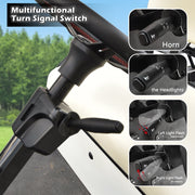 Partiue Golf Cart LED Light Kit for EZGO RXV 2008-2015, 12V Street Legal Deluxe System with Turn Signal, Brake Lights, Horn, Fits Gas and Electric