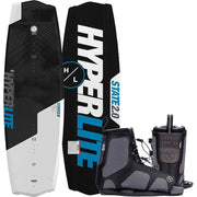 Hyperlite 26040140 State 2.0 Wakeboard w/Remix Bindings, 10-14