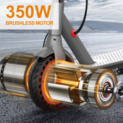 VT01 350W 8.5' Foldable Electric Scooter for Adults with APP and High Speed of 19MPH, Black - Great Performance