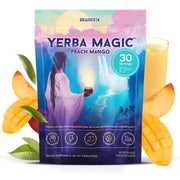 Yerba Mate Instant Tea Powder, 3-in-1 Super Drink, Peach Mango, 90 Servings