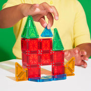 MAGNA-TILES 244026BO 26-Piece Travel Magnetic Construction Set - Bold Colors