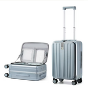 Hanke H9860 20 Inch 2-Peice Hardside Luggage & Luggage Sets, Grey