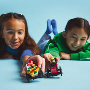 LEGO 60458 City Pizza vs. Fire Truck Race Car Pack Toy - Building Toy for Kids, Boys and Girls, Ages 5+
