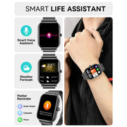 Mingdaln G39dianduhei Smart Watch, 1.85-Inch HD Touch Screen, Black