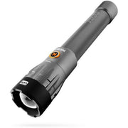 Nebo Sports LEO 7500 Flex Flashlight, Rechargeable Handheld, 7500 Lumens, 3X Zoom, IPX7 Waterproof, Gray