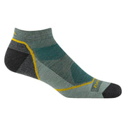 Darn Tough Vermont Light Hiker No Show Lightweight Cushion Athletic Socks, Seafoam, X-Large, 1990