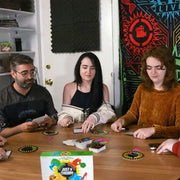 Just a Theory Team Theorist Card Game, Strategy Party Game for Ages 12+, Up to 6 Players, Includes Prompt Cards, Writing Pads, Dry Erase Markers, Trophy Tiles