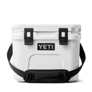 YETI Roadie 15 Hard Cooler, Compact Durable Portable Insulated Ice Chest, White, Fits 22 Cans or 16 lbs Ice, 10033020000