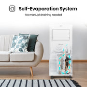 Hisense 5,000 BTU Portable Air Conditioner, 150 Sq Ft Coverage, Multi-Purpose Modes, Dual Control System, Easy Clean Filter, Snap-Assembly Window Kit, Self-Evaporation System, White, WAP0525CR1W