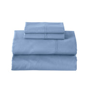 Better Homes & Gardens BH8428029490-10 Cool & Crisp 4-Piece 300 Thread Count Cotton Percale Sheet Set, Blue Water, King
