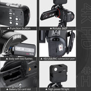 NBD 4K Video Camera Camcorder 3.0