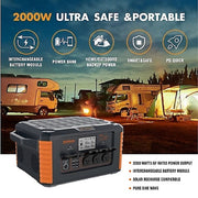 WATTBRICKS MP2000 PORTABLE POWER STATION 2000W