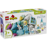 LEGO DUPLO Disney Frozen Creative Box with Elsa and Olaf, 37-Piece Building Set for Toddlers, Ages 2+, 6585487