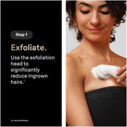 Braun Silk-epil 9 Flex SkinSpa Epilator with Fully Flexible 360 Pivoting Head, 40 MicroGrip Tweezers, Wet and Dry Use, White/Tinted Gold, SES9-481 3D