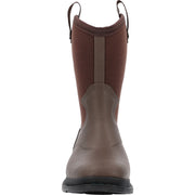 Muck Boot Men's Chore Western Mid Waterproof Work Boots, Square Toe, Pull-On Straps, Brown, MCHWM90