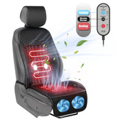 Paffenery Cooling and Heated Seat Cover Front Seat, 12V-24V Ventilated Cooling Car Seat Cushion