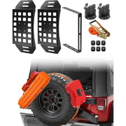 ChengXin Lockable Universal Quick Release Spare Tire Mount Kit with Ratchet Strap, Fit for 30-40 Inch Diameter Tires, Steel