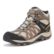 Merrell J037143Z Accentor 3 Mid Vent Waterproof Hiking Boots for Men - Boulder/Old Gold - 11M