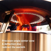 Solo Stove Yukon Heat Deflector, 304 Stainless Steel, Portable Fire Pit Accessory, Silver, SSYUK-27-DEFLECTOR