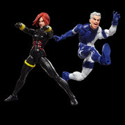Hasbro Marvel Legends Series Black Widow and Quicksilver 6-Inch Action Figures Collectible Set with 6 Accessories, Fully Articulated