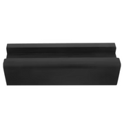 Mipcase Black Wood Household Mirror Stand, Durable Anti-Slip Support, 9.85 in x 2.68 in,