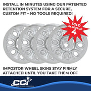 Coast to Coast International IWCIMP64X 8 Hole Chrome Plated 17