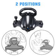 Subsonic GS750 Superdrive Racing Steering Wheel with Pedals for Xbox Serie X/S, PS4, Xbox One, PS3, PC