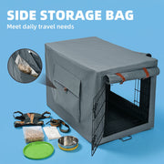 Vibrant Life 42-Inch Dog Crate Cover with Breathable Panels, Dark Gray, Large 1715212