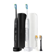 Philips HX7513/70 Sonicare Professional Clean Power Toothbrush - 2 Pack (One Black, One White)