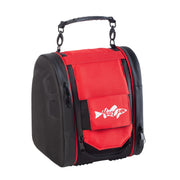 MarCum Roamer Shuttle Mobile Carry Case, Semi-Rigid Lightweight Ice Fishing Electronics Case, Red, RFS