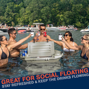 GoSports CUDDY40TAN01 Outdoors Cuddy Floating Cooler - Tan