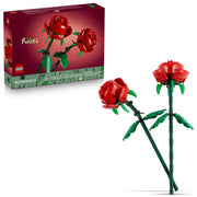 LEGO Roses Botanical Collection Building Set, 120 Pieces, Adjustable Stems, Multicolor, Ages 8+, 6627164