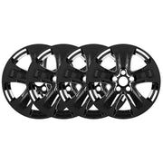 WheelX 17 Inch Car Wheel Cover Hubcaps, Glossy Black, Durable ABS Plastic and Metal, Set of 4, Compatible with 2019-2025 Toyota RAV4 LE XLE Hybrid