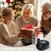 MYNT M11301 Shiatsu Foot Massager, Fits Up to Men Size 14, Kneading & Rolling, Air Compression, Wireless Remote, Black