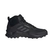 Adidas Terrex AX4 Mid Gore-Tex Hiking Shoes, Waterproof, Lightweight EVA Cushioning, Continental Rubber Outsole, Black/Carbon/Grey, Men's Size 13, LTG55