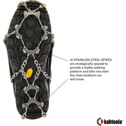 Kahtoola MICROspikes Footwear Traction, Black, Size L